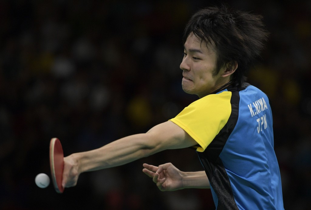 Koki Niwa, ranked 15 in the world, beat England’s Samuel Walker in the round of 64 ©Getty Images