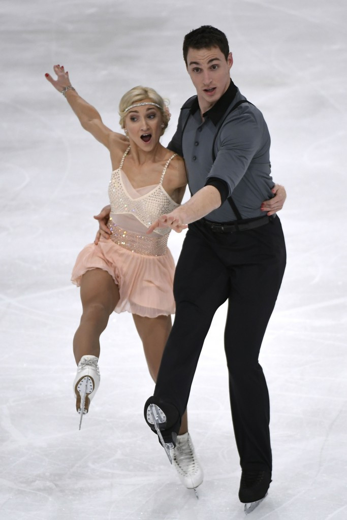 Aliona Savchenko and Bruno Massot lead the pairs competition ©Getty Images