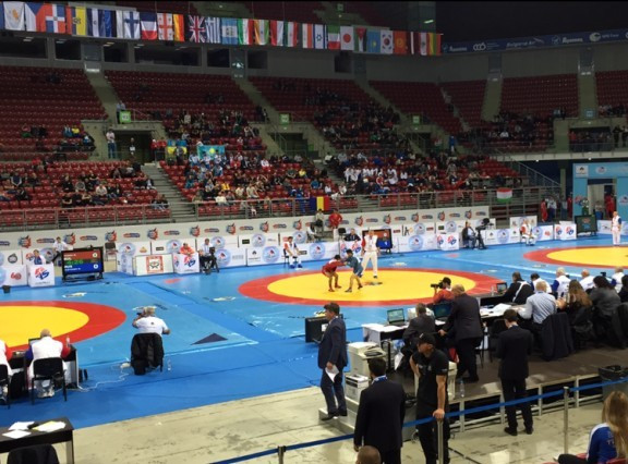 Russian athletes truly dominated the opening day of the World Sambo Championships here in Sofia ©ITG