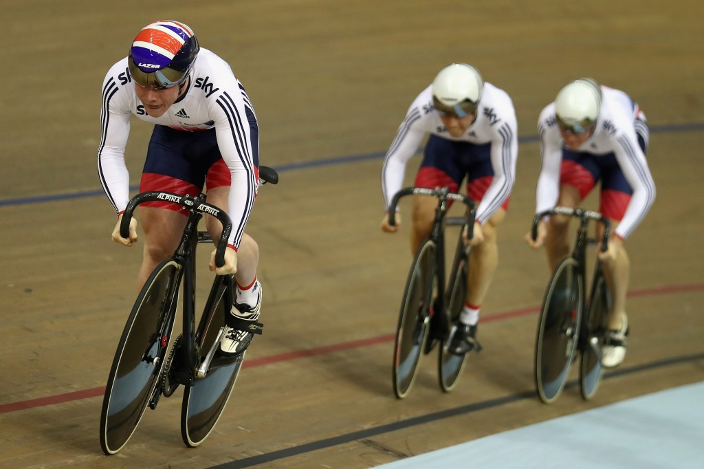 Britain secure second successive UCI Track Cycling World Cup team sprint gold