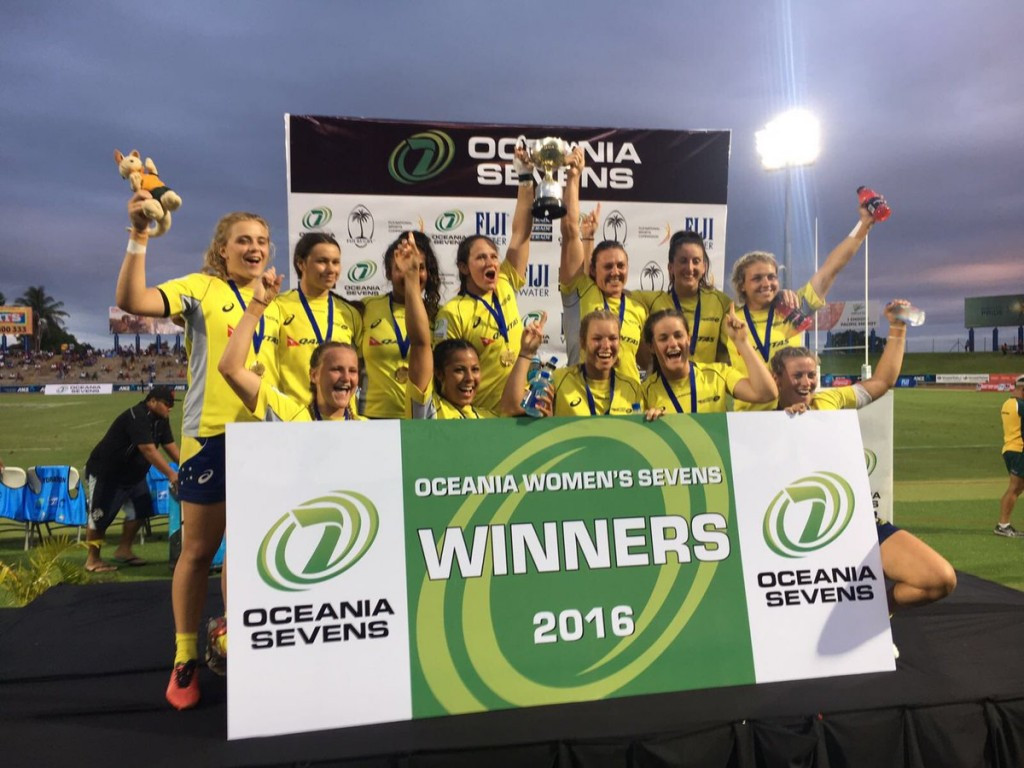 Olympic champions Australia topped the women's standings ©Aussie7s