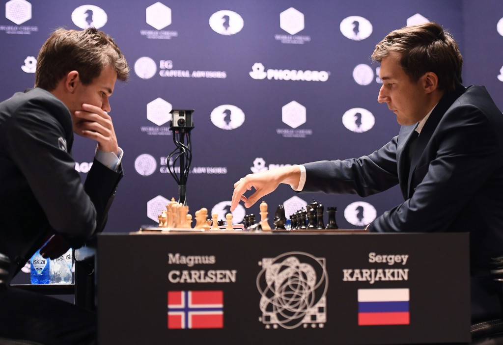 The World Chess Championship opener ended in a draw ©Getty Images 