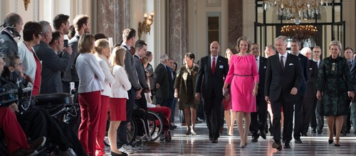 COIB President among Belgian sports elite greeted by royalty