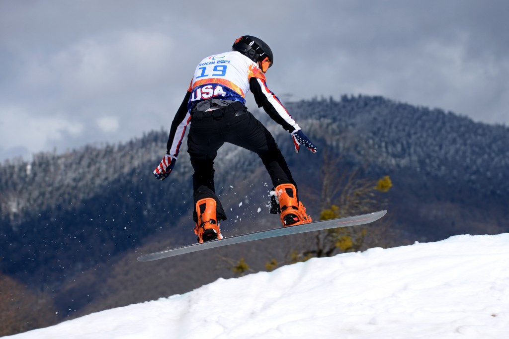 American Evan Strong is another athlete identified as one to look out for in the upcoming Para-snowboard season ©Getty Images