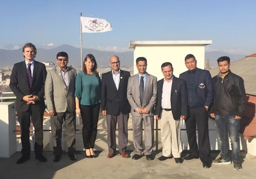 Nepal host Olympic Solidarity and Olympic Council of Asia visit 