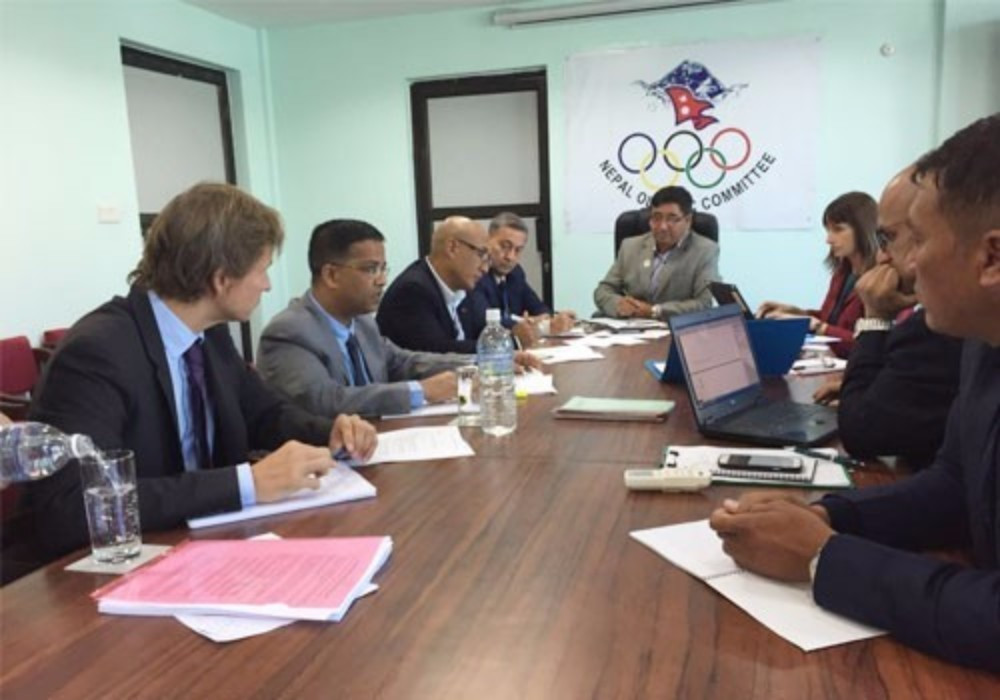 It was claimed the visit will help to improve coordination between the OCA and Olympic Solidarity ©OCA