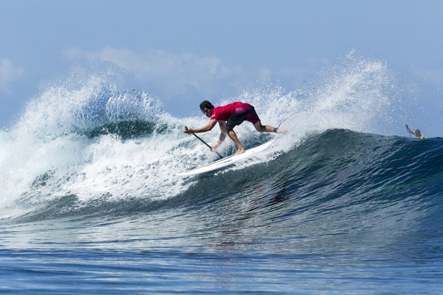 Mo Freitas of Hawaii produced a sublime display to reach round three of the men's competition ©ISA