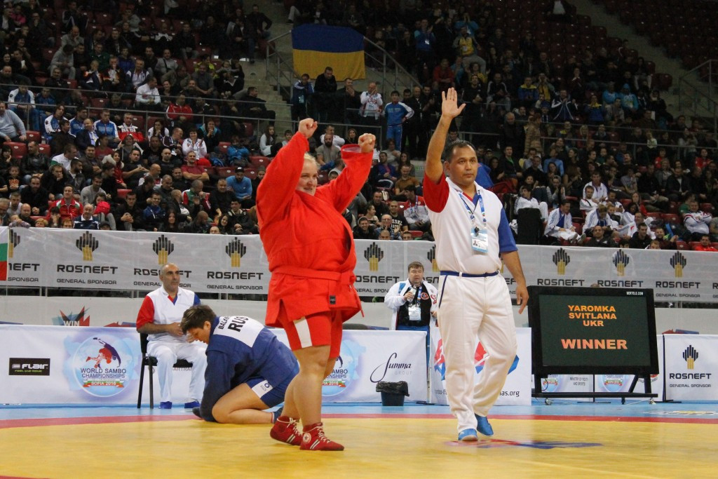 Ukraine's Yaromka wins gold to prevent Russian whitewash on final day of World Sambo Championships