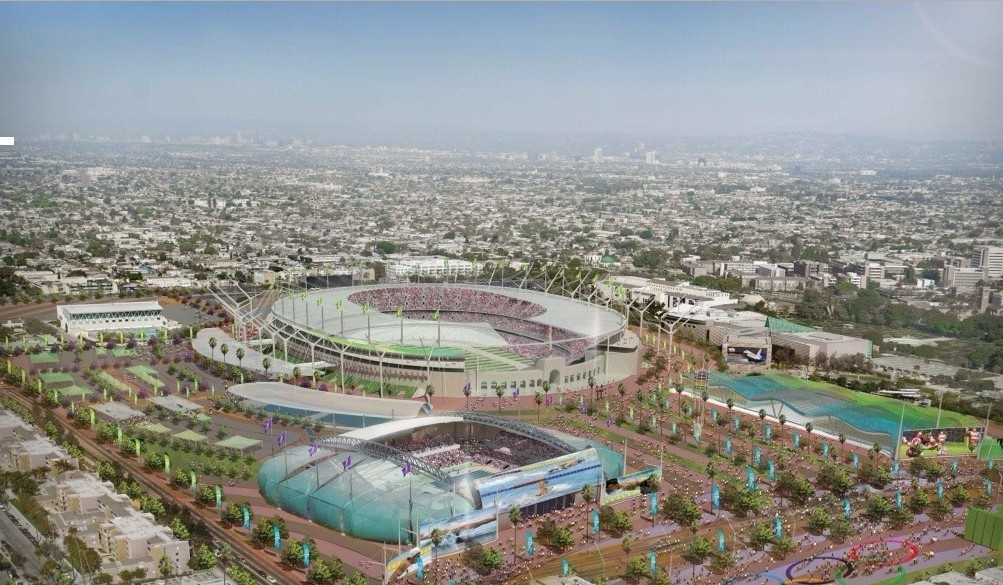 The Los Angeles Memorial Coliseum will be a key part of a third Olympic Games ©SCCOG