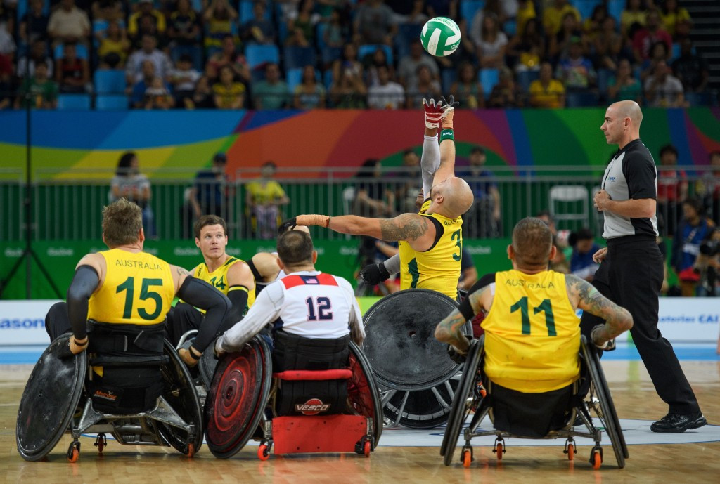 Wheelchair rugby delegates from 22 countries attended in Frankfurt to discuss the sport ©Getty Images