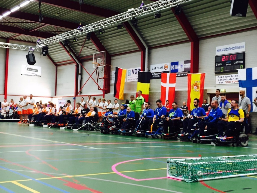 The Dutch powerchair hockey team retained their European title in July ©IWAS