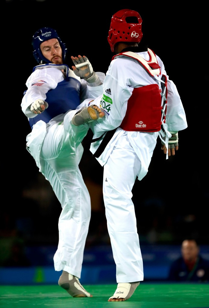 Stephen Lambdin (left) competed at the Rio 2016 Olympic Games ©Getty Images