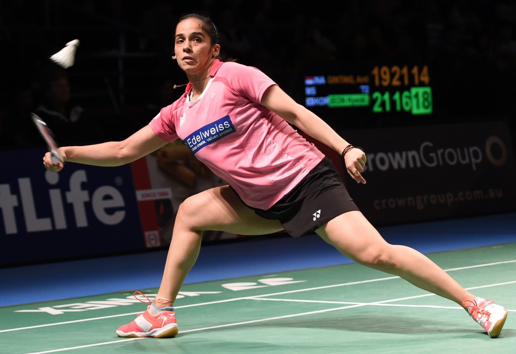 India'sSaina Nehwal suffered a surprise first round defeat ©Getty Images