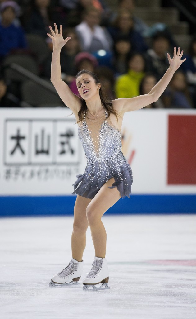 Ashley Wagner of the US is considered the favourite to win the women's competition in Beijing ©Getty Images