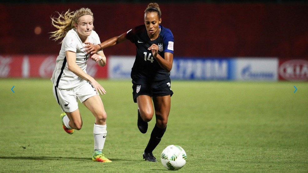 Two goals inside the first eight minutes helped the US record a 3-1 victory over New Zealand ©Getty Images
