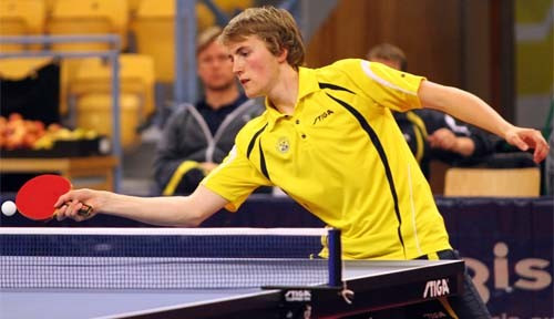 Andersson leads success for hosts on busy day of qualifying at ITTF Swedish Open