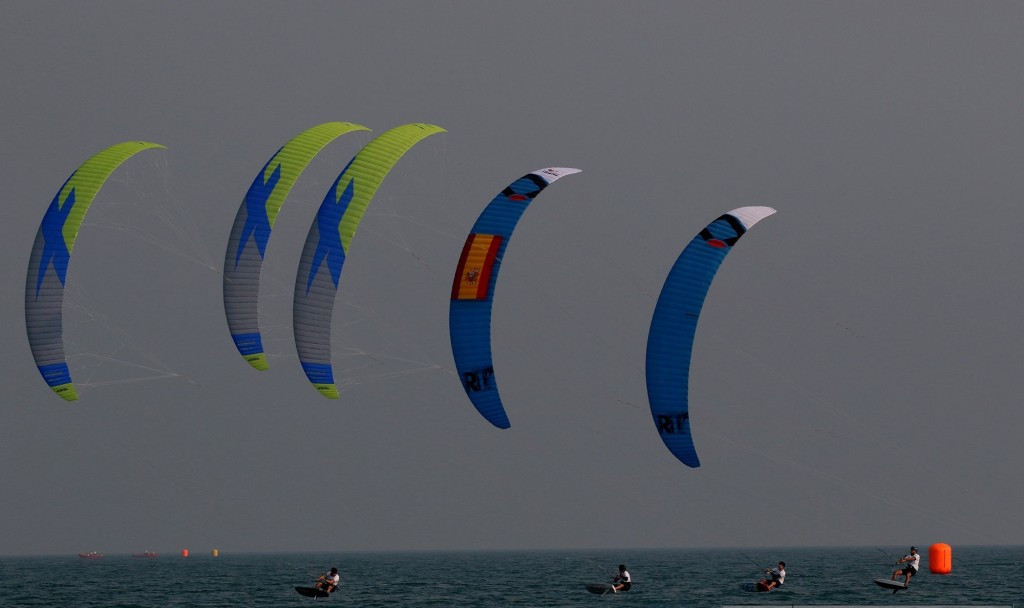 Six races were contested on the second day of competition ©IKA