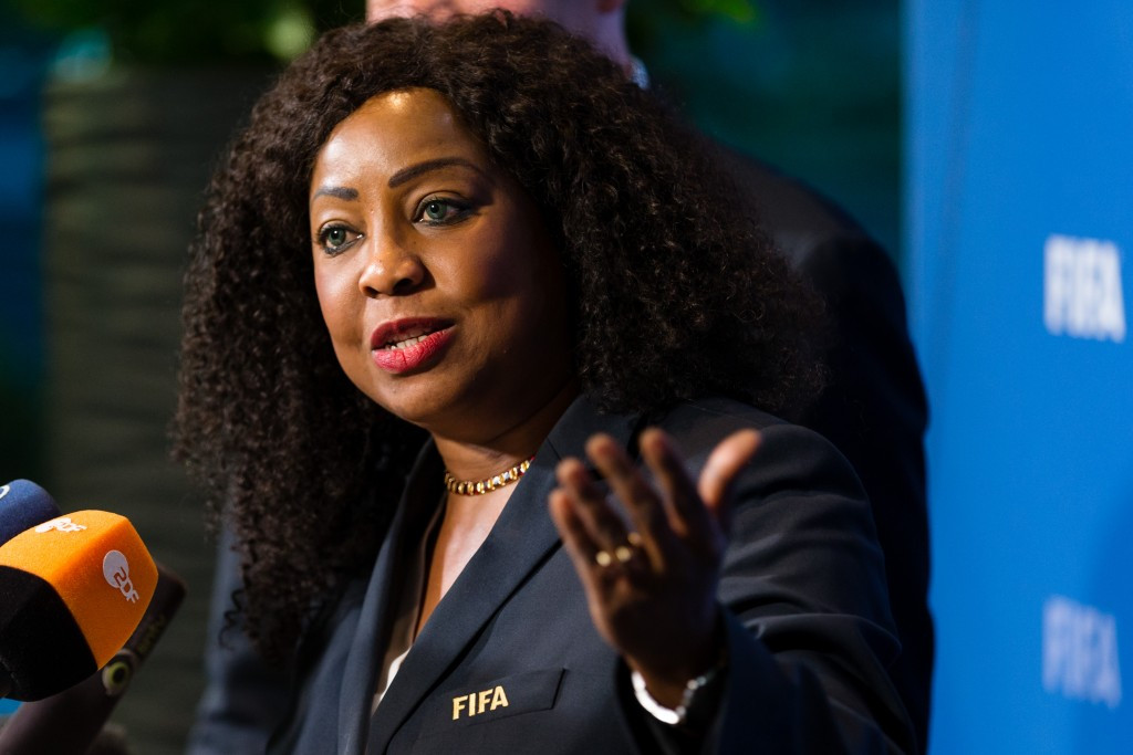FIFA secretary general Fatma Samoura has sent a letter to the body claiming to be the Kuwait Football Association ©Getty Images