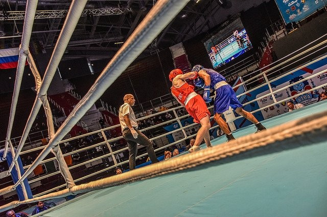 The crowd inside the Sibur Arena were treated to a number of thrilling bouts ©Twitter