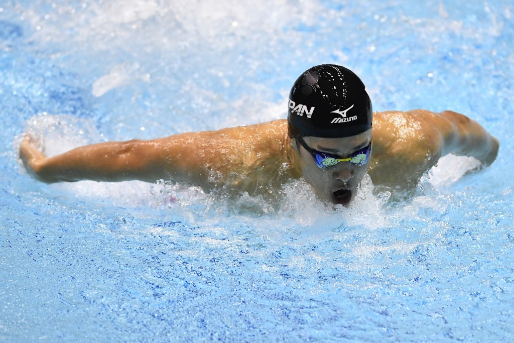 Olympic silver medallist Masato Sakai of Japan was in excellent form as he held off the challenge of Daiya Seto to clinch victory in the men’s 200 metres butterfly ©Getty Images
