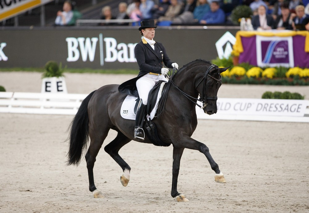 Werth leads German 1-2-3 at FEI Dressage World Cup