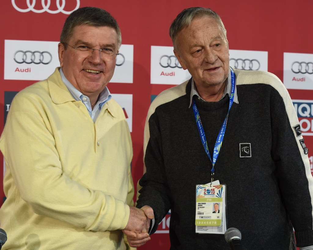 Thomas Bach and Gian-Franco Kasper share the view that WADA should not be given sanctioning powers ©Getty Images