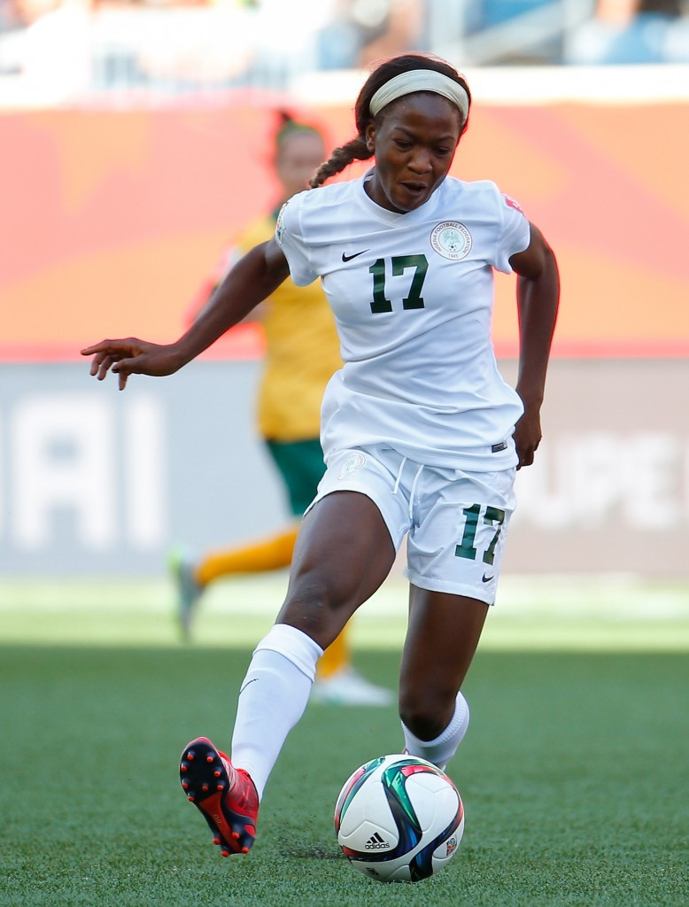 Francisca Ordega gave Nigeria a first half lead ©Getty Images 