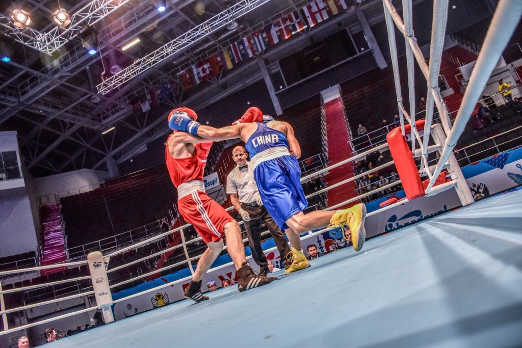 Action resumed on day four with yet another busy day of preliminary round action ©AIBA