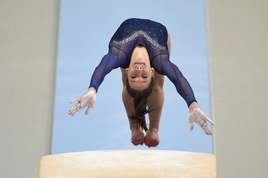 Hungarian Zsófia Kovács, who participated at Rio 2016, added victory on the balance beam to her uneven bars triumph ©Getty Images