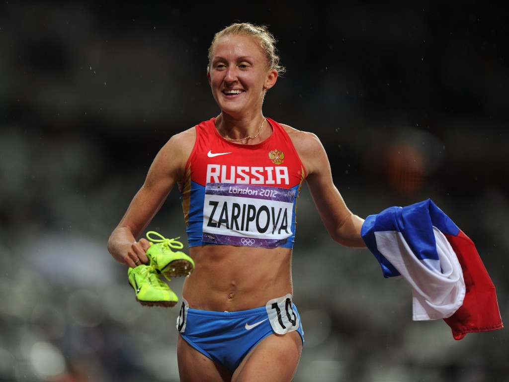 Russia steeplechase athlete Yuliya Zaripova, already stripped of her Olympic gold, was named on the list today ©Getty Images