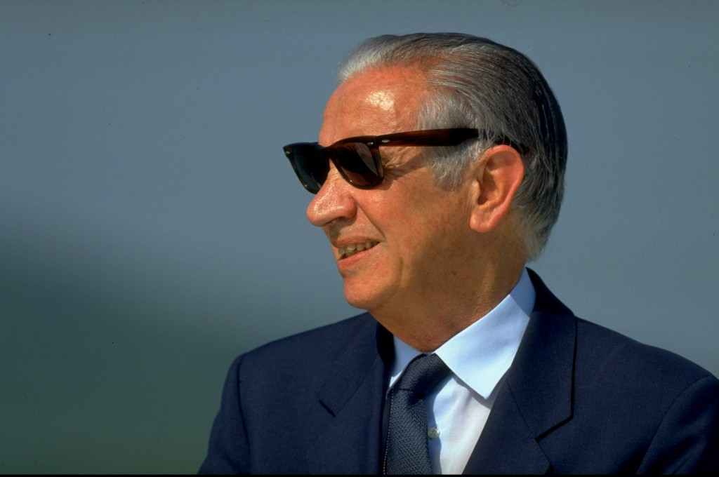 Juan Antonio Samaranch pictured at the Barcelona 1992 Olympics. The Mediterranean Games 37 years earlier helped build his reputation ©Getty Images