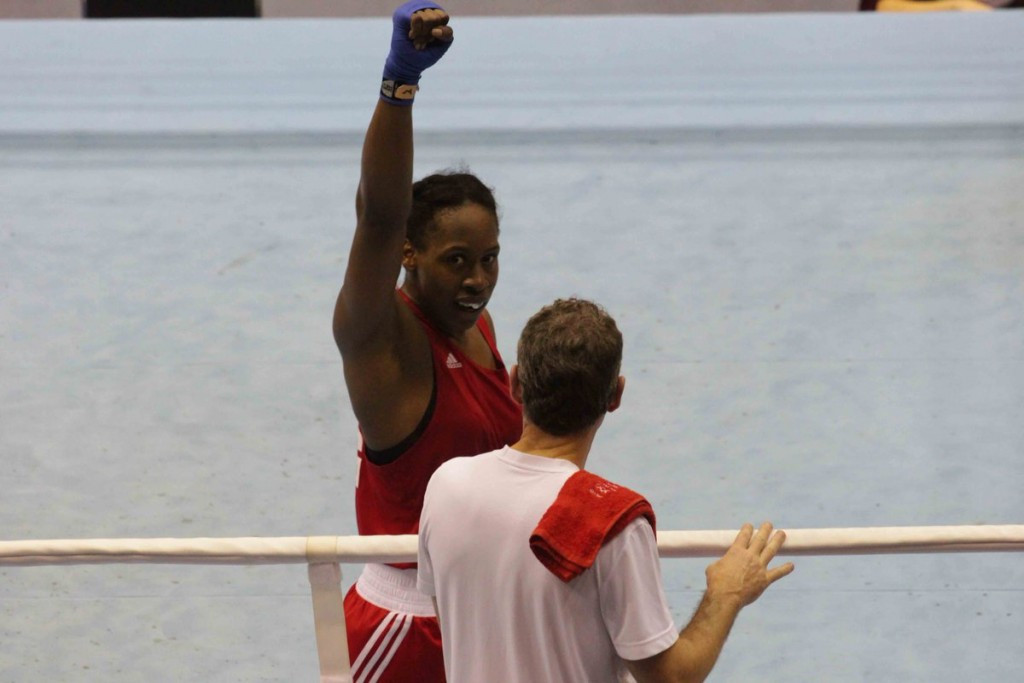 Natasha Gale claimed English gold at the European Boxing Championships ©Twitter/GB Boxing