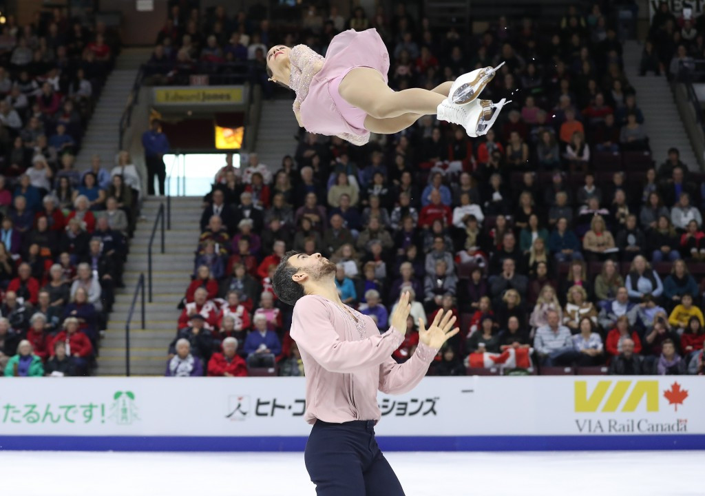 Skate Canada winners Meagan Duhamel and Eric Radford are the headline names in the pairs competition ©Getty Images