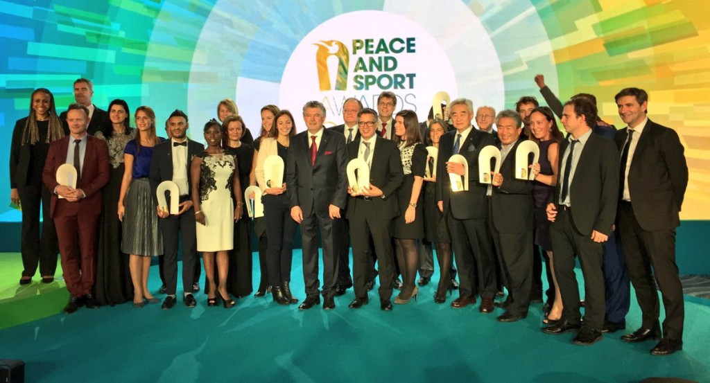 World Taekwondo Federation and International Table Tennis Federation among winners at Peace and Sport Awards