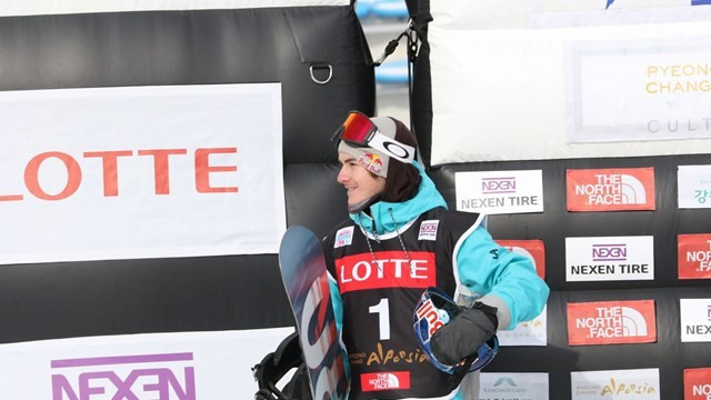 Sébastien Toutant claimed victory in the men's slopestyle World Cup ©Getty Images