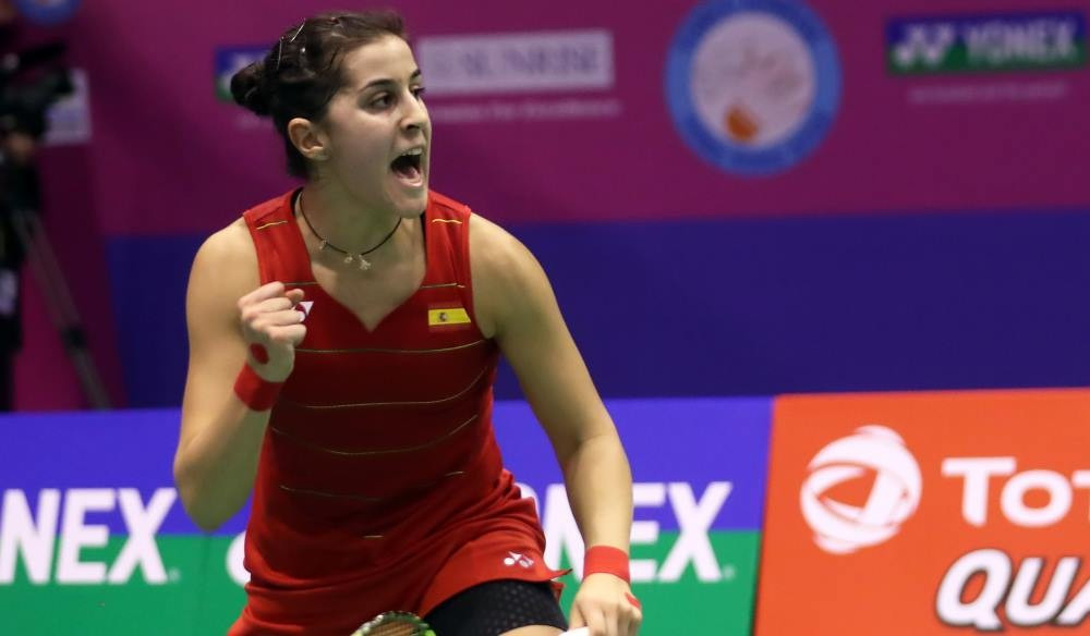 Carolina Marín is one of Europe's top badminton players ©Getty Images