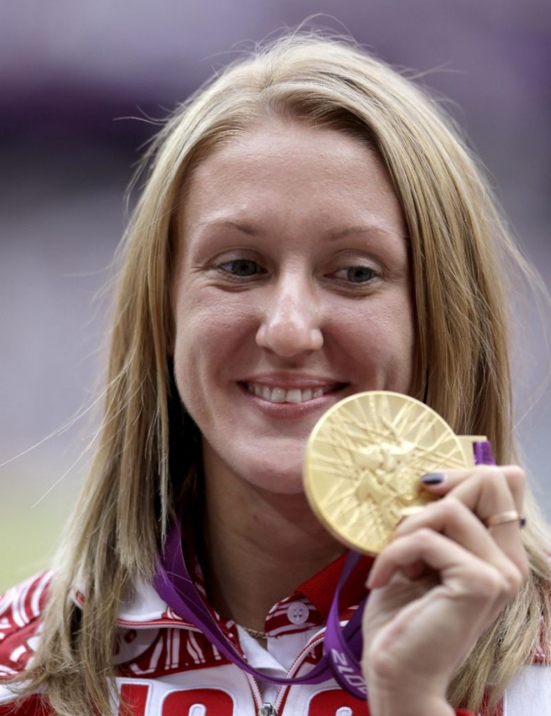 Yuliya Zaripova, winner of the 3,000 metres steeplechase at London 2012, was among several Russian athletes who paid bribes to IAAF officials to help cover-up positive doping tests, it has been alleged ©Getty Images