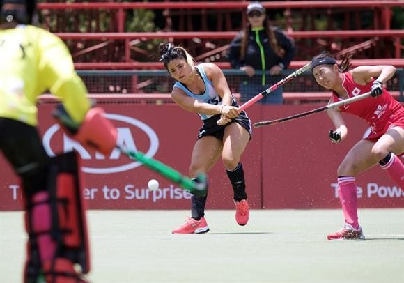 Argentina got their campaign off to a winning start as they beat Japan 3-1 ©FIH