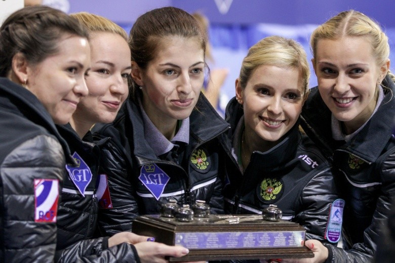 Russia became the first country to defend the women’s European Curling Championship in more than a decade ©WCF