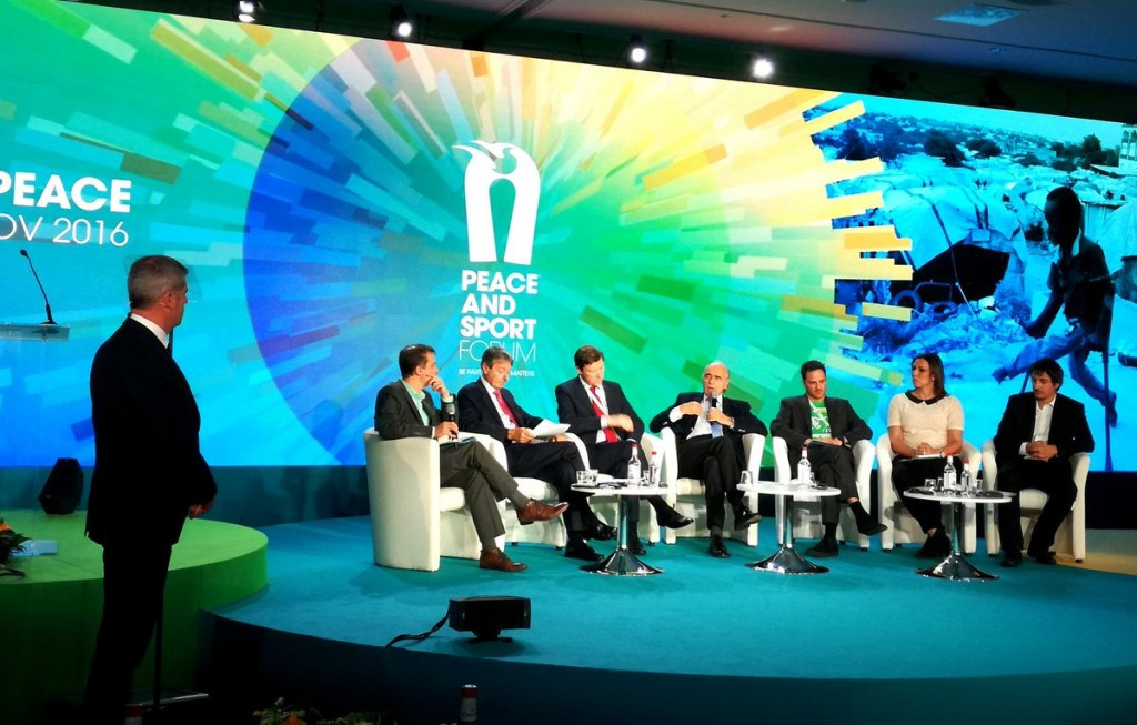 During the three days of the Forum, a number of panel discussions took place ©Peace and Sport