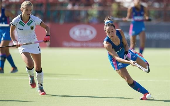 Argentina beat Germany 4-1 to reach the last eight of the competition ©FIH