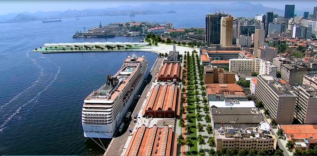 Redevelopment of the port area of Rio de Janeiro was described as something which could not have happened without the Olympic Games ©Portovosa.com