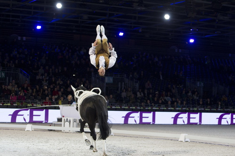 Derks and Taillez secure top prizes at FEI World Cup Vaulting leg in Paris