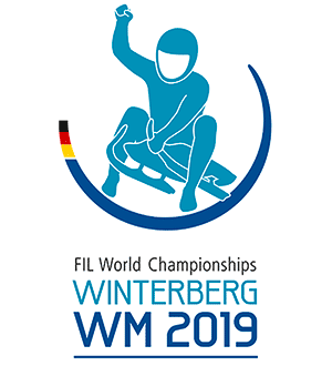 The official logo for the 2019 International Luge Federation World Championships in Winterberg in Germany has been revealed ©FIL 