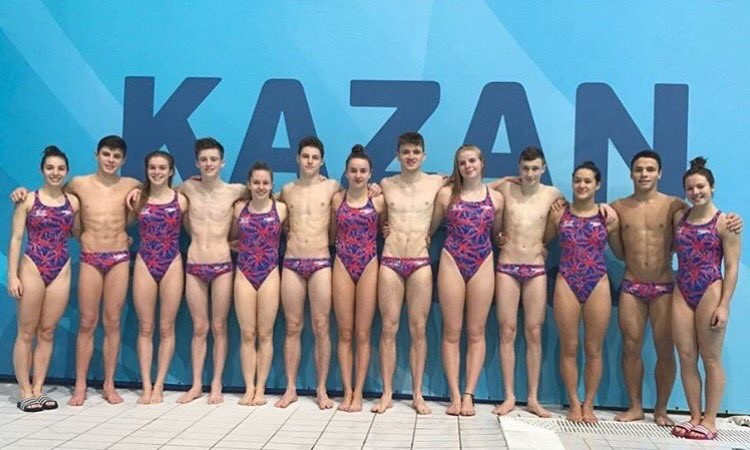 Great Britain secured the first title of the Championships as they won the mixed team event in Kazan this evening ©FINA