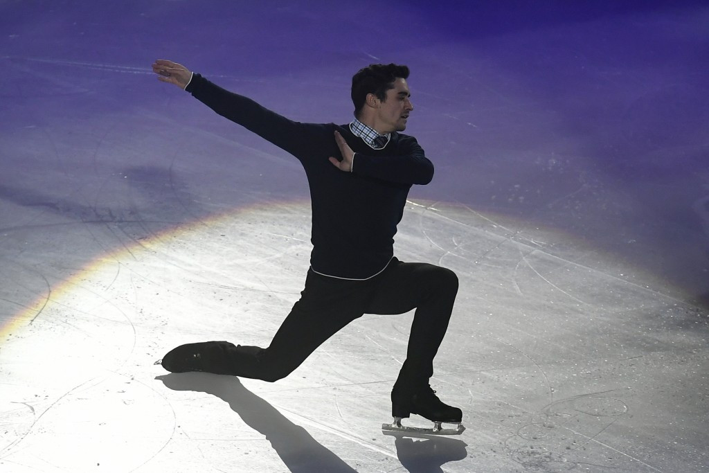 Double world champion Javier Fernandez takes his place in the men's competition ©Getty Images
