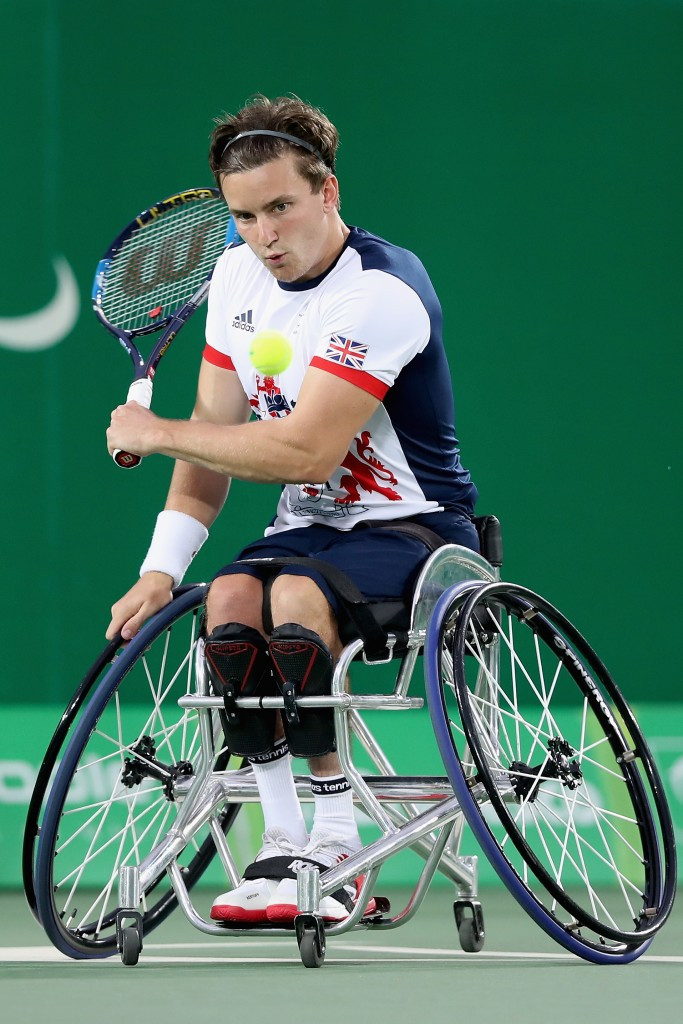 Gordon Reid of Great Britain will be hoping to overtake Stephane Houdet and finish the year at the top of the rankings ©Getty Images