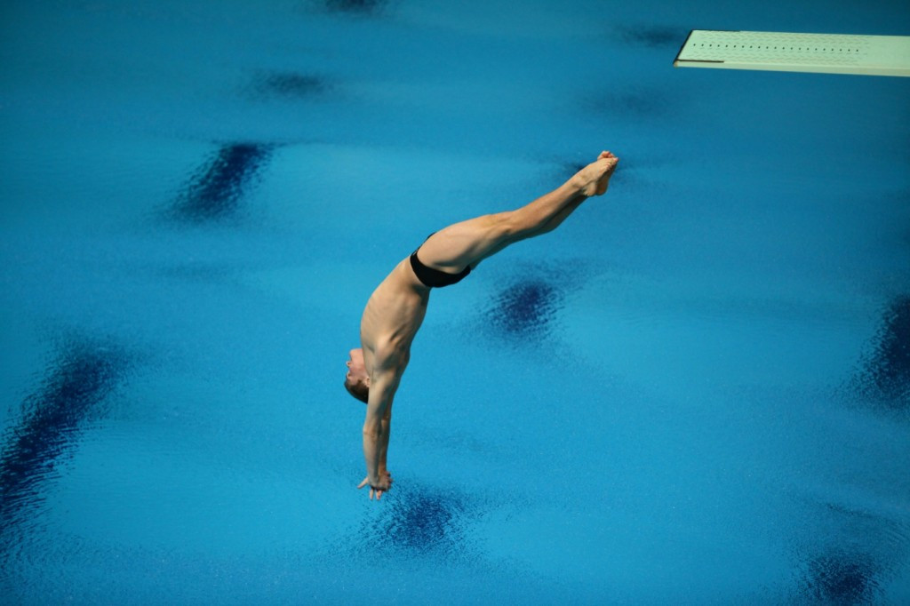 Nikita Shleikher scored a total of 589.30 to win the gold medal in his home city ©FINA