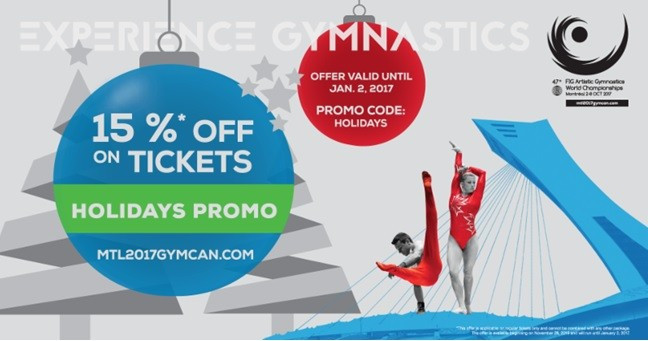 Tickets for 2017 Artistic Gymnastics World Championships go on sale