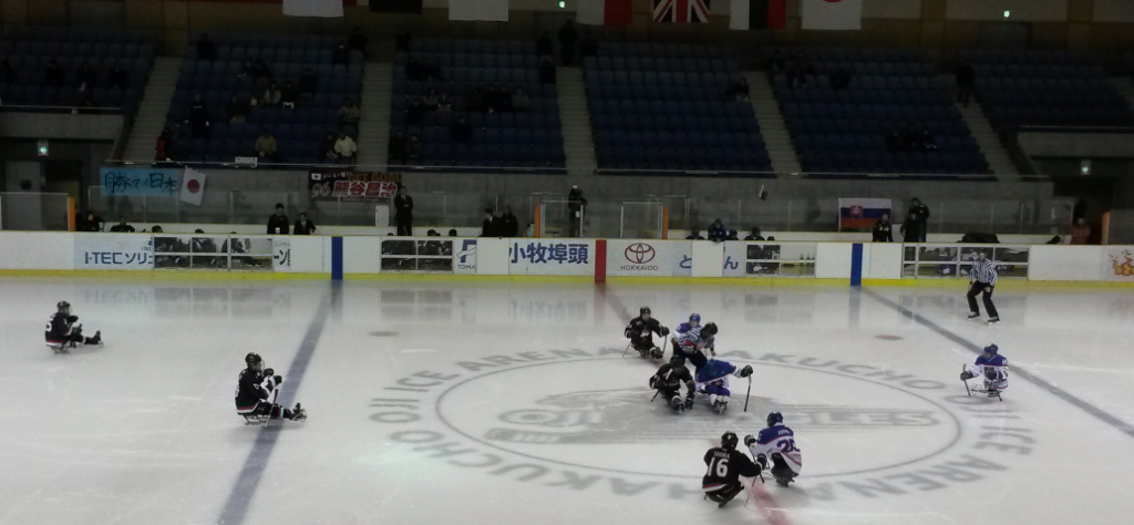 Four teams are contesting the tournament in Japan ©IPC Ice Sledge Hockey